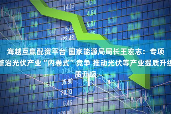 海越互赢配资平台 国家能源局局长王宏志：专项整治光伏产业“内卷式”竞争 推动光伏等产业提质升级