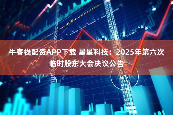 牛客栈配资APP下载 星星科技：2025年第六次临时股东大会决议公告
